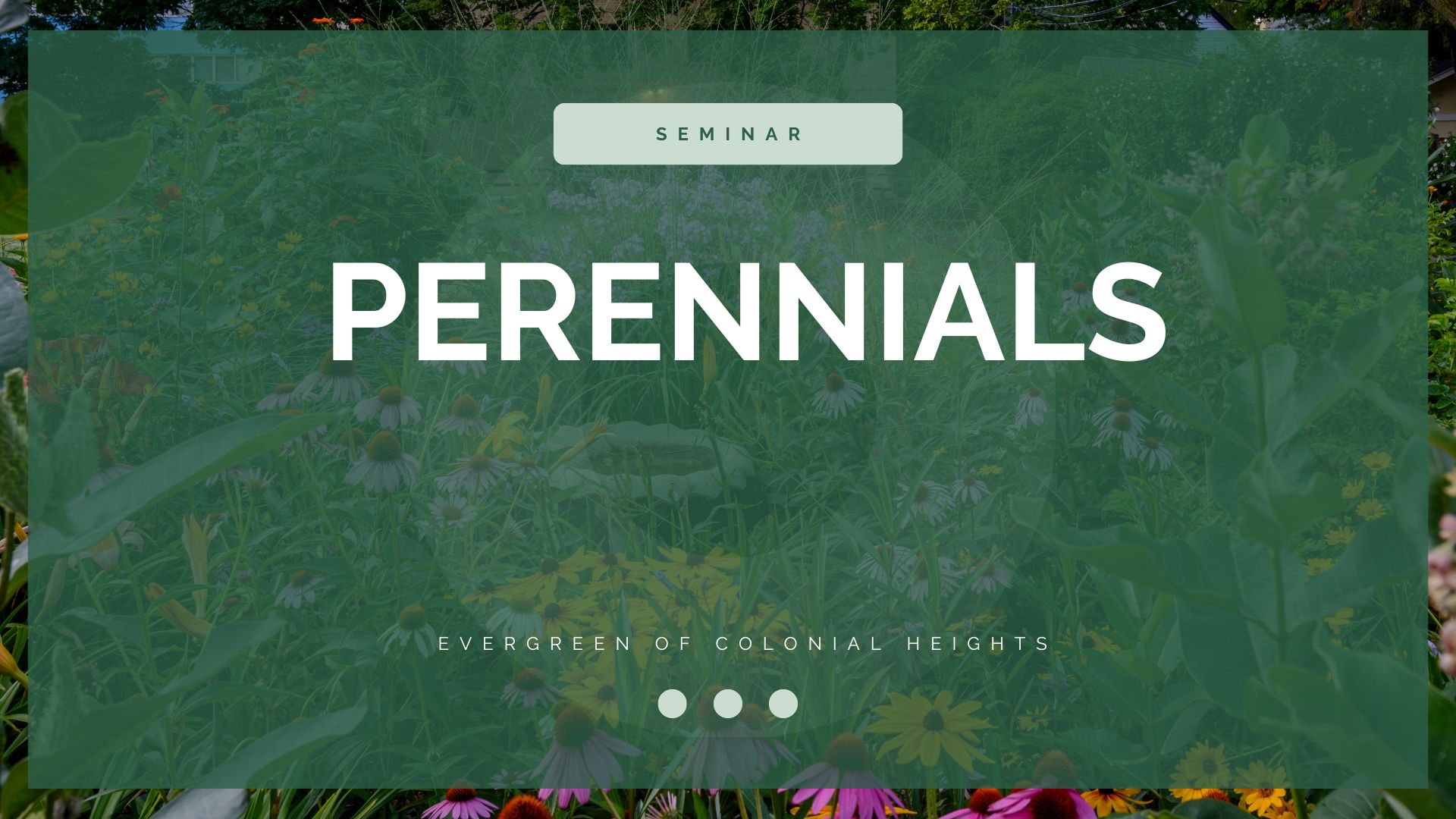 Perennials Seminar Header